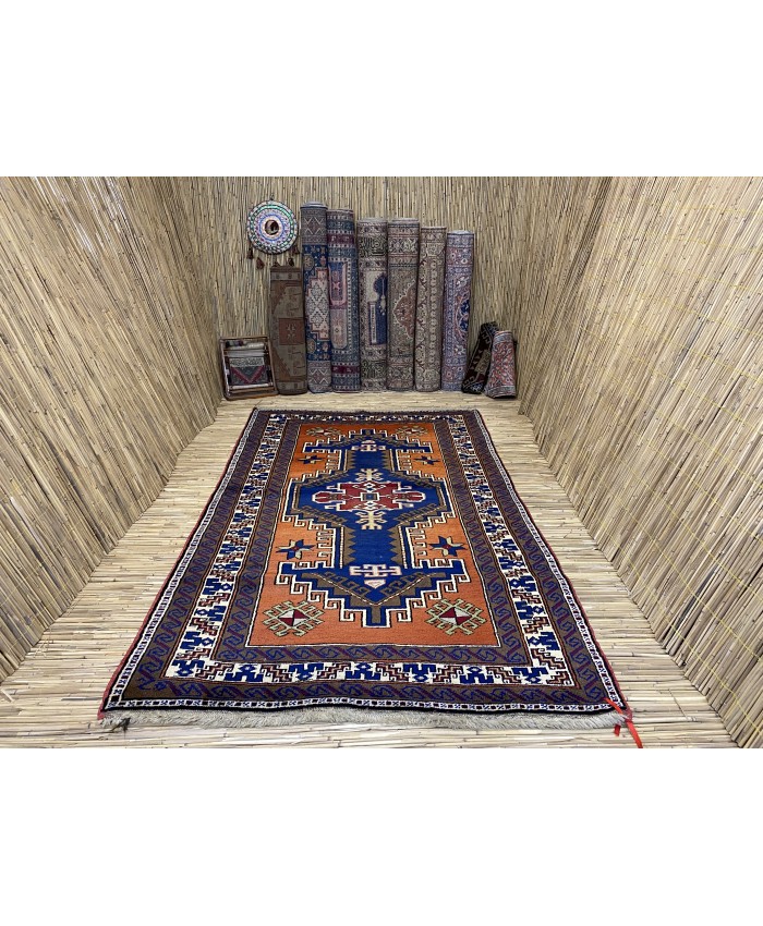 Turkish Taşpınar Nomadic Handmade Wool on Wool Carpet – FREE SHIPPING..!